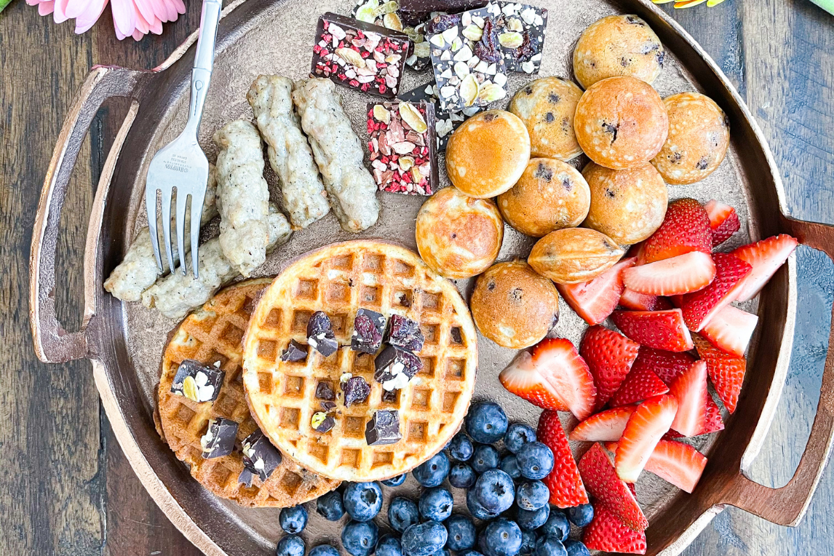 Perfect Mother's Day Chocolate Chip Pancakes
&ndash; JOJO's Chocolate
