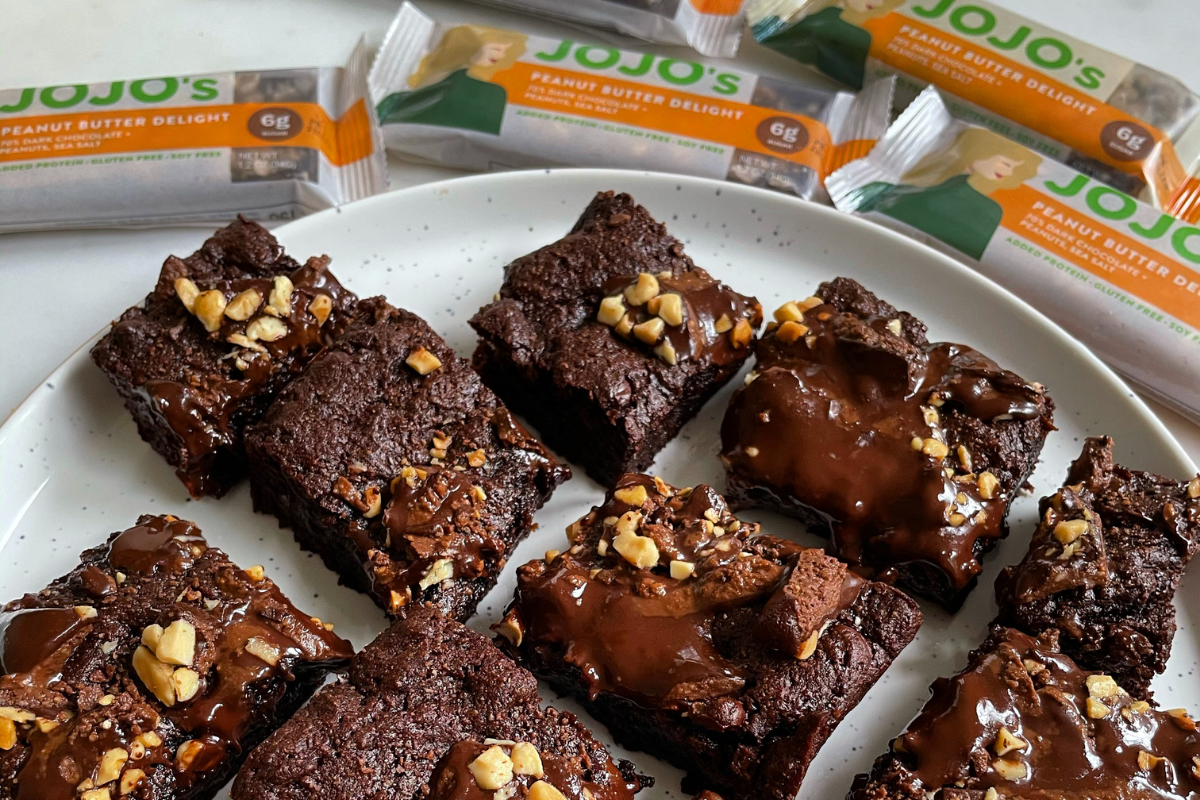 @dani_nemeh's Peanut Butter Pumpkin Fudge Brownies
&ndash; JOJO's Chocolate