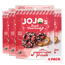 Load image into Gallery viewer, PEPPERMINT CHOCOLATE COVERED PRETZELS