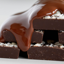 Load image into Gallery viewer, Dark Chocolate MACADAMIA COCONUT SEA SALT BITES + Plant-Based Protein
