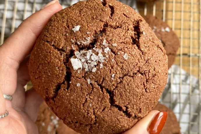 @basilandbieceps' Double Chocolate Stuffed Cookies