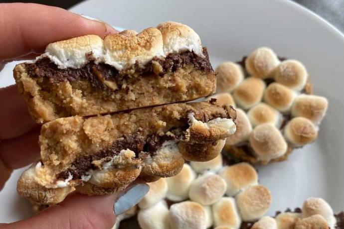 @the_fitging's S'Mores Peanut Butter Cups