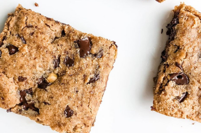 @karaswanson's Dark Chocolate Chip Cookie Bars