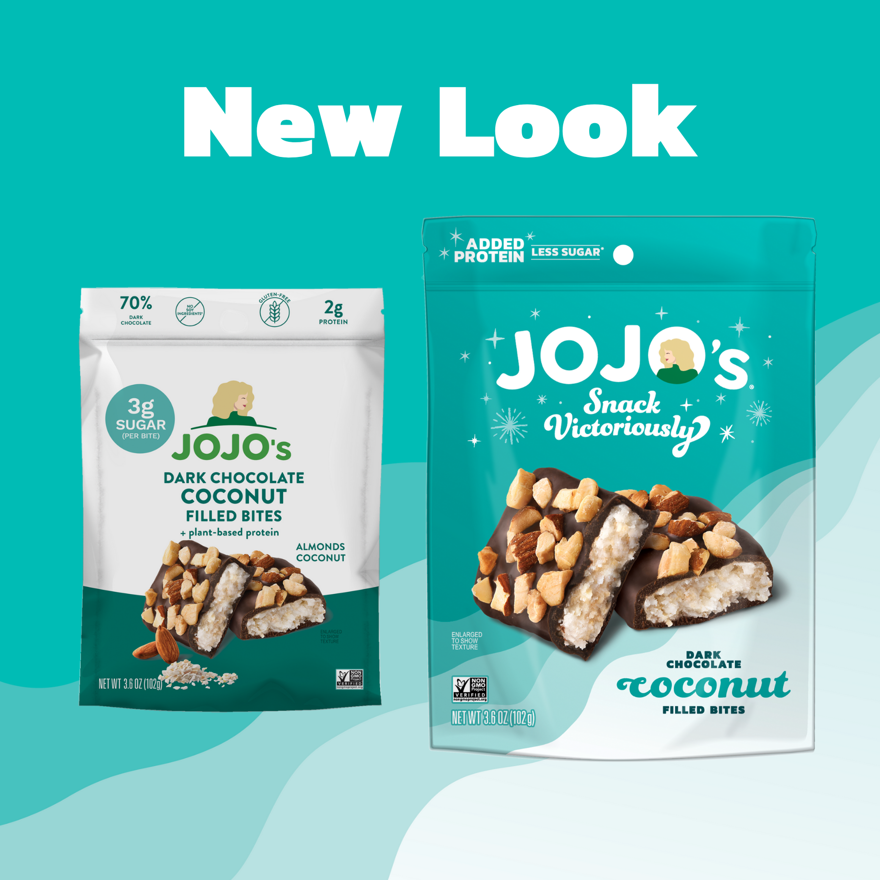 Dark Chocolate COCONUT FILLED BITES – JOJO's Chocolate