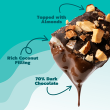 Load image into Gallery viewer, Dark Chocolate COCONUT FILLED BITES
