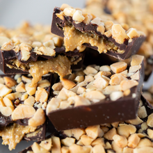 Load image into Gallery viewer, DARK CHOCOLATE CREAMY PEANUT BUTTER FILLED BARS - Family Size
