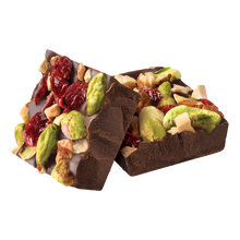 Load image into Gallery viewer, Dark Chocolate PISTACHIO ALMOND CRANBERRY BITES + Plant-based Protein
